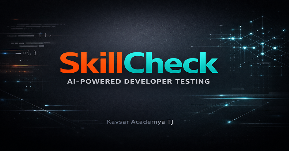 Skill Check SkillCheck - AI-платформа для тестирования разработчиков